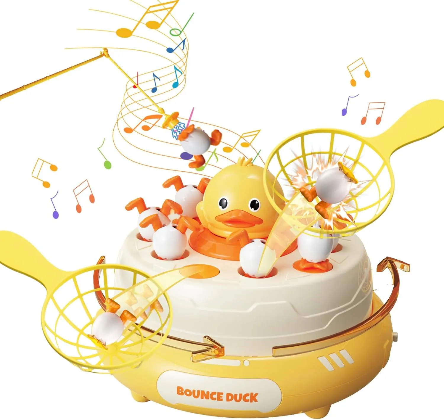 Board Games for Boys Girls$ Birthday Gifts surround grounding Christmas Party Games for Toddlers 3-5 4-8 B.Duck Games for Kids$ Board Games Bounce and Catch Duck Popping Up Toys for Kids 5-7$ Multiple Playstyles Family 