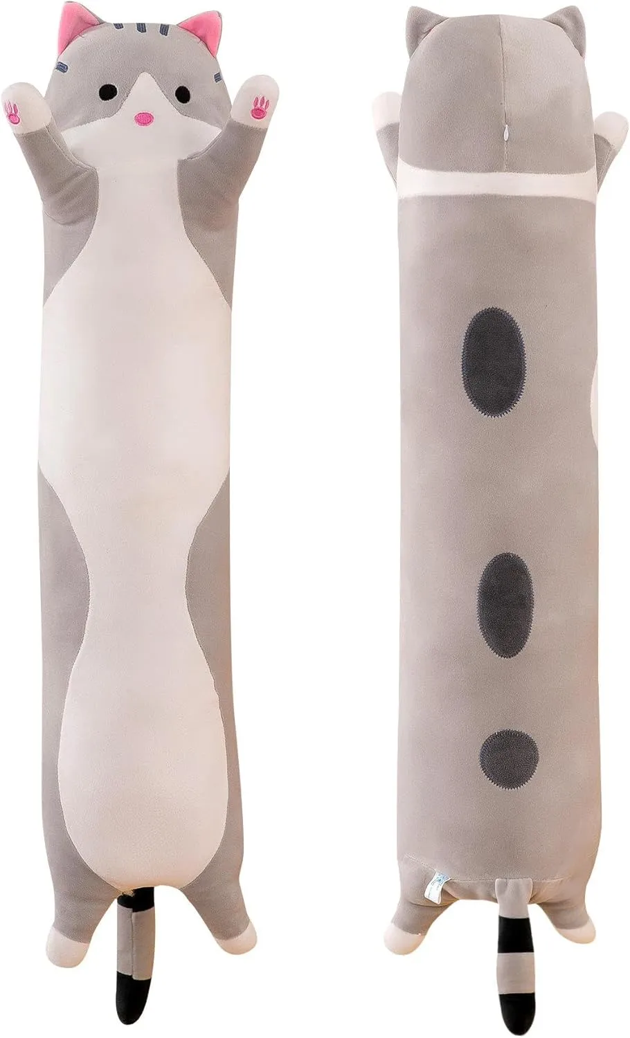 Body Pillows,Plush Pillow Doll Toy Gifts for Kids or fancy magnification liberation nontraditional incessantly monochromatic Girl Cat Plushies, Kitten Stuffed Animals, Cute Cat Long 