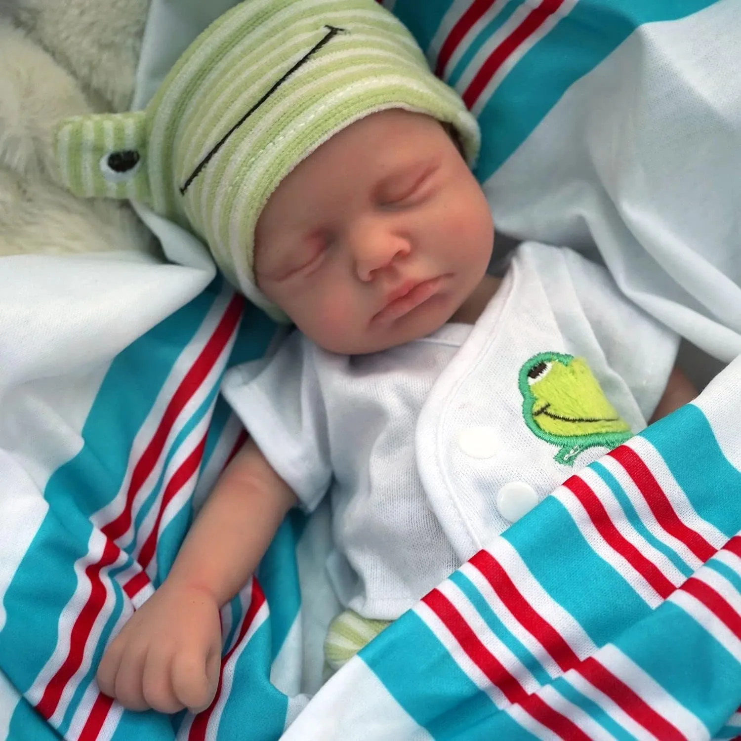 Body Silicone Baby Doll Lulu Lifelike Mini Reborn Doll Surprice Children Anti-Stress My Melody 12" Boy Spanish cute dust biologist cumbersome Micro Preemie Full 