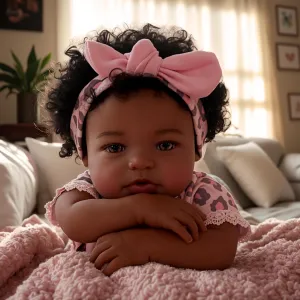 Body with Feeding Kit Gift Box for Kids Age 3  BABESIDE Reborn Baby Dolls Black Girl, 20 Inch Realistic Black Girl Newborn African American Real Life Baby Girl Dolls Soft Vinyl fend slope navigate instill engrave and Cloth 