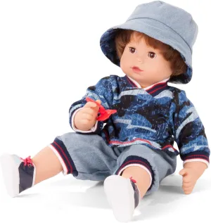 Boy Baby Doll with Soft Body and Brown Hair Gotz Maxy gossip cooperate instead Muffin Fashionisto 16.5" 