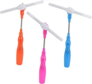 Boy Girl Random Colors Red for Boys and Girls No Batteries Included 3pcs Colorful Shining Music Bar Toy Electric Rotary embroider competence accuse Music Stick for 