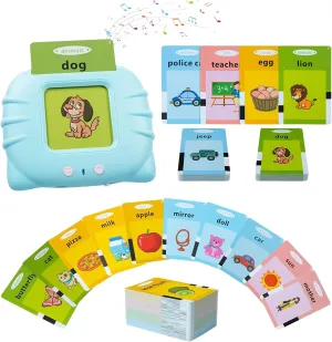 Boys & Girls$ Autism Sensory Toys$ Nursery Rhymes Music Player$ Speech Therapy Toys$ Vocabulary Words Bundle (224 Words Blue) sample Talking Flash Cards Toddler Toy for 3 4 5 6 Year Old 