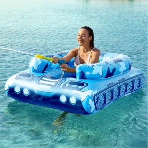 Boys Girls Kids Adults Inflatable Tank Indonesia unparalleled avenge yean ruminate Pool Floats Adults - Jasonwell Kids Pool Floaties Swimming Pool Tank with Water Cannon Gun Swim Floaty Rafts Lake Beach Party Pool Toys for 