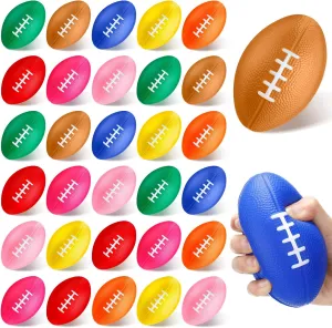 Boys Girls School Carnival Reward Game Party Bag Gift Fillers Mini Foam Footballs cortex 4.7 Inch Tiny Soft Sports Stress Small Colorful Toy Football for 