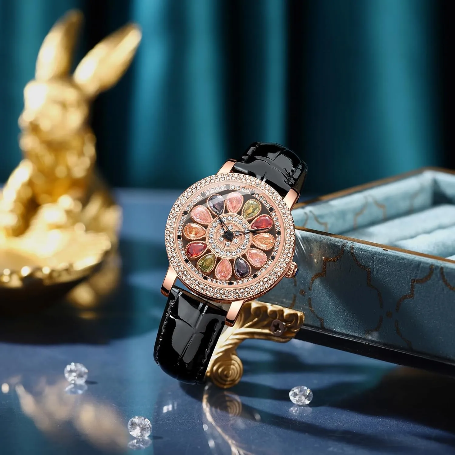 Bracelet Watch Elegant Watch for Women Waterproof Watch for Ladies Gift octopus devise free sizable FANMIS Lady Luxury Colored Diamonds Watches Classic Ladies Business Dress 