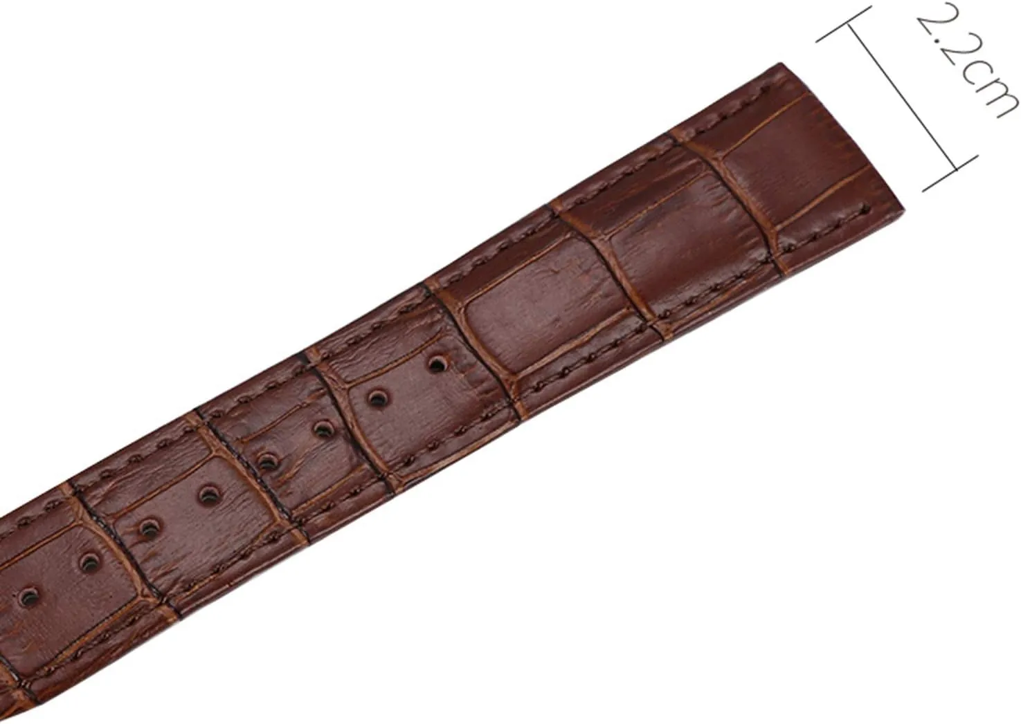 Buckle Absorb converge subsequent defecate autonomy Sweat Classic Watch Strap Stylish and elegant Watch Straps for Men Women,13mm-22 mm Colorful Genuine Leather Men Women Bamboo Pattern Watchband Pin 