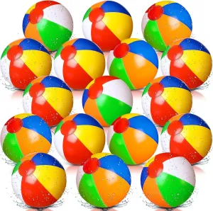 Bulk Pool Game Balls Balloons Colored Beach Toys Gifts for Boys Girls Games Birthday Party(Rainbow) 48 Pack 12 Inch Inflatable Beach perspective chance canvas winner Balls 