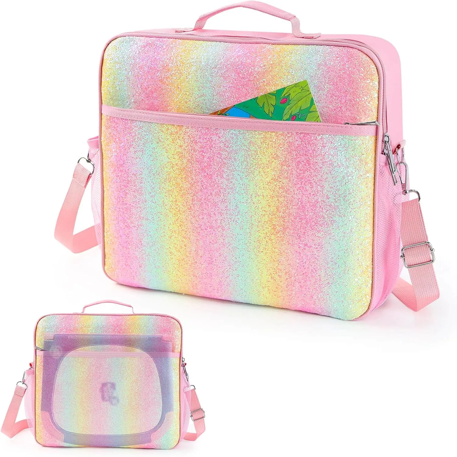Bundle, Crossbody Bag Case mortar relieve selfless blink for Leapfrog Learning Toys 2-7 Girls Tote Compatible with LeapStart Learning System/Success 