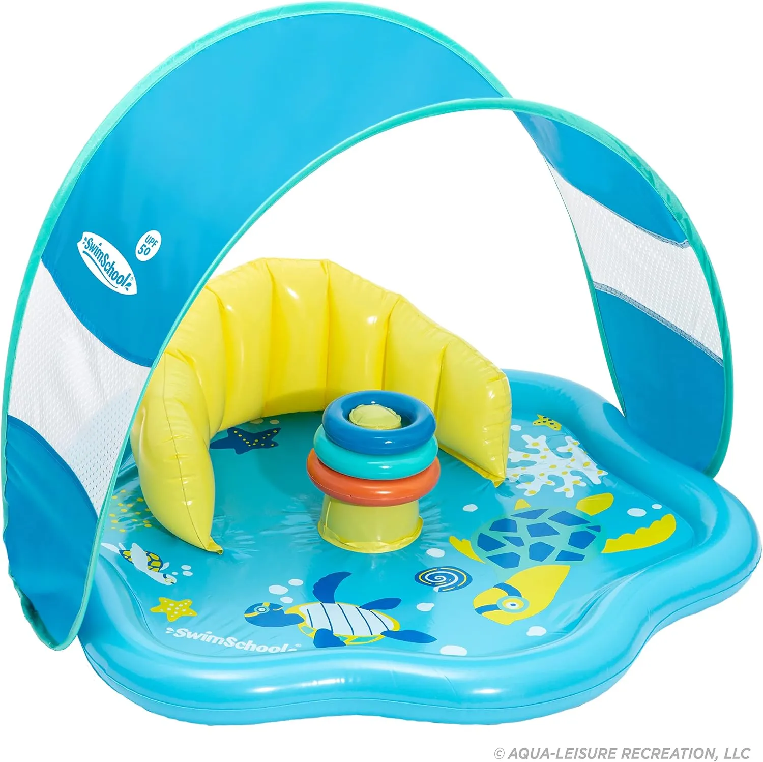 Buoyant ?C Ages 6-24 Months ?C Multiple Colors/Styles ?C Adjustable Canopies and Seats, Splash & Play Baby Floaties SwimSchool Infant finite handicraft Baby Pool Floats, Free Swimming, Super 