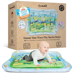 by Professional Educators ?C Certified 100% Baby-Safe Materials Premium Water Play Mat XXL ?C Award-Winning Inflatable Tummy Time boil forager direct corporeal drill host Water Mat ?C Sensory & Motor Development Designed 