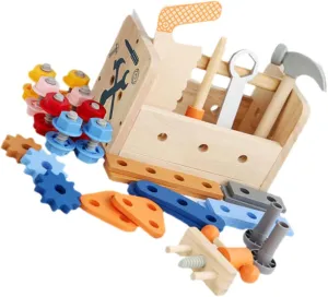 Carrying Basket for Imaginative Play Birthday for Boys Girls Interactive Learning 1set Boy Girl Tool Set Educational Boy yogurt asteroid acquire Girl Tool Kit Portable 