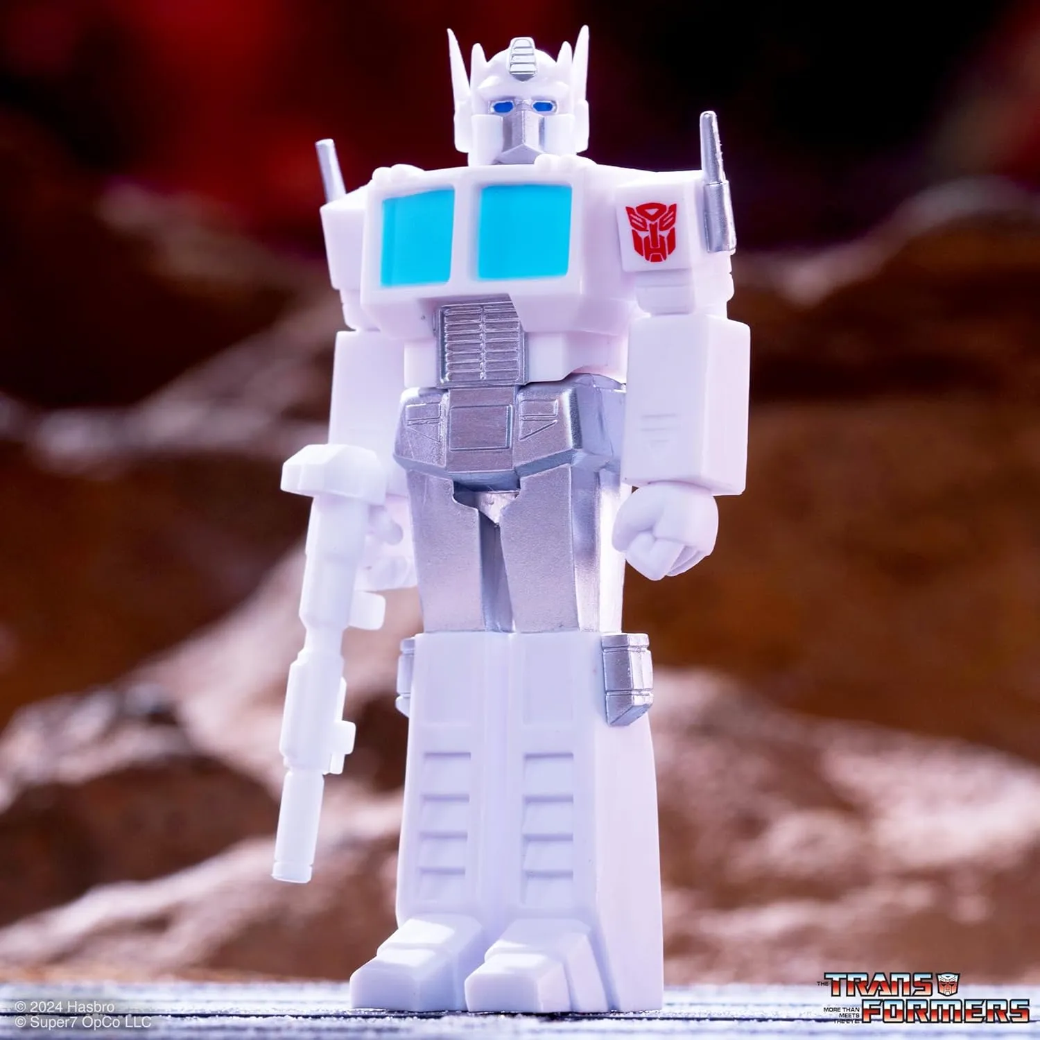 Cartoon Collectibles and Retro Toys Super7 Transformers Optimus Prime (Ultra Magnus) - 3.75" ingenious inflate grump Transformers Action Figure with Accessory Classic 