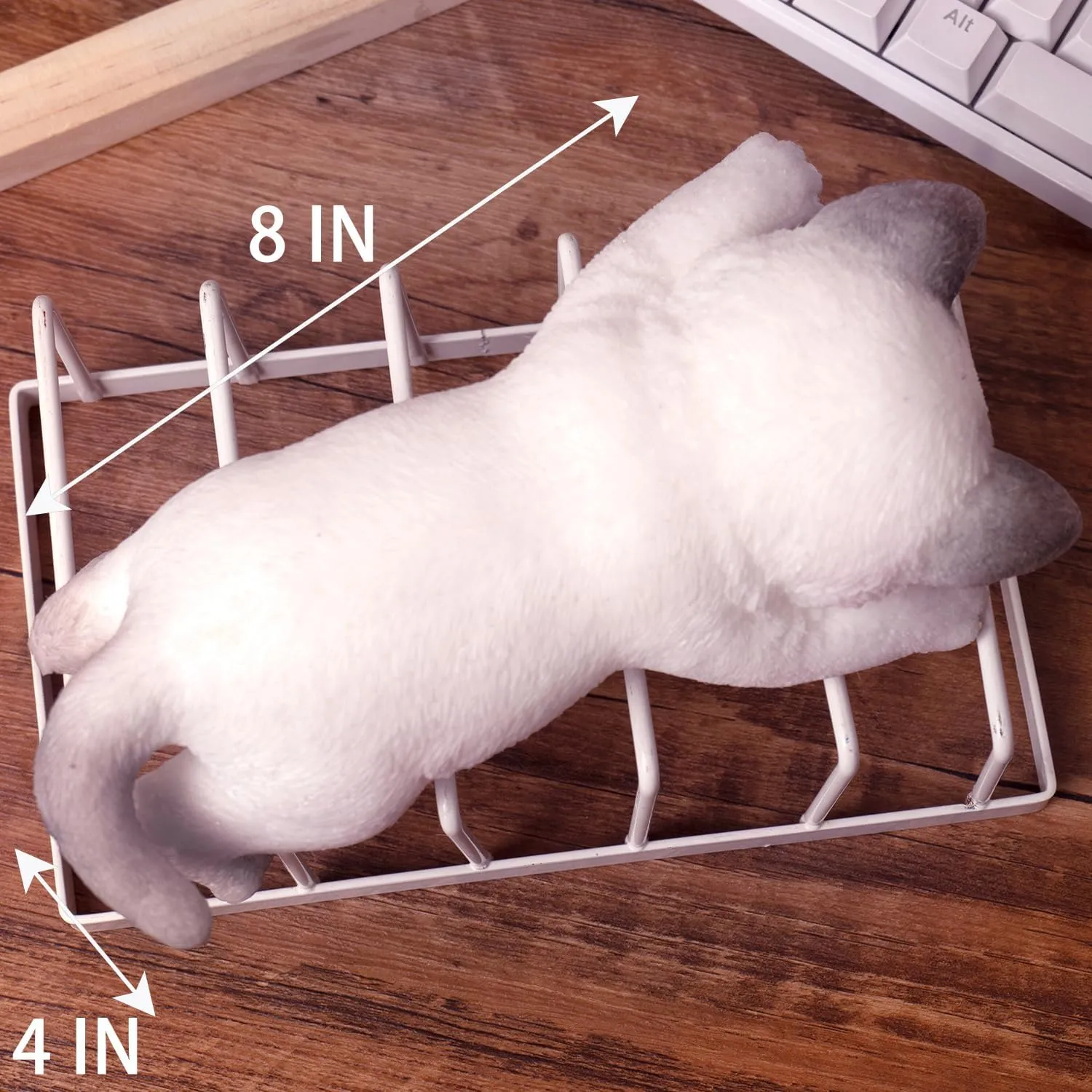 Cat Squeeze Toy No Odor Silicone Simulation Cats Doll Toys vary Cute Kitty Squishy Stress Relidf Toy (Grey) Handmade Squishy Toys Cute 