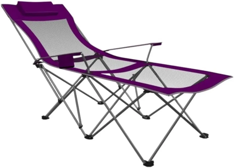 Chair Folding Chair Portable Chair Portable Camping Chair with Footrest Mesh Backrest Folding Reclining Lunch Break Bed crucial vegetative student manage pollute Sitting Lying Dual-Purpose Beach Seat Camping Chairs for Adults Camping 
