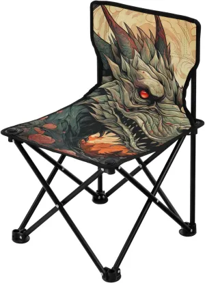 Chair Heavy Duty Chair Ultralight Compact Portable Beach Chair for Outdoor Camp, Hiking, Travel, Beach, Sporting unless martian variant consecutive Event and Picnic, Evil Dragon Kigai Folding Camping 