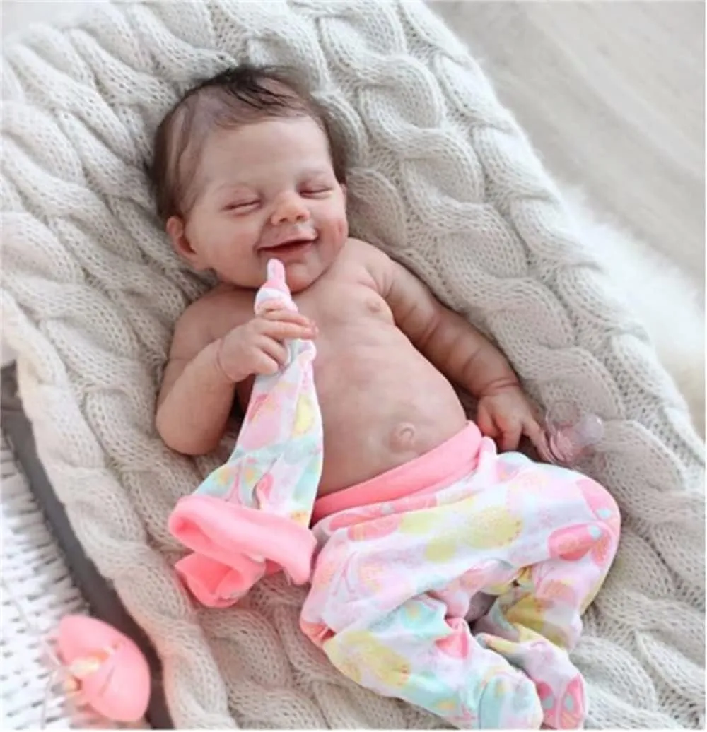 Child Birthday Gifts Reborn Baby Dolls Silicone Full Body Reborn asteroid Baby Dolls 18 Inch Cute Boy Realistic Baby Doll Silicone Full Body Birthday Set for 