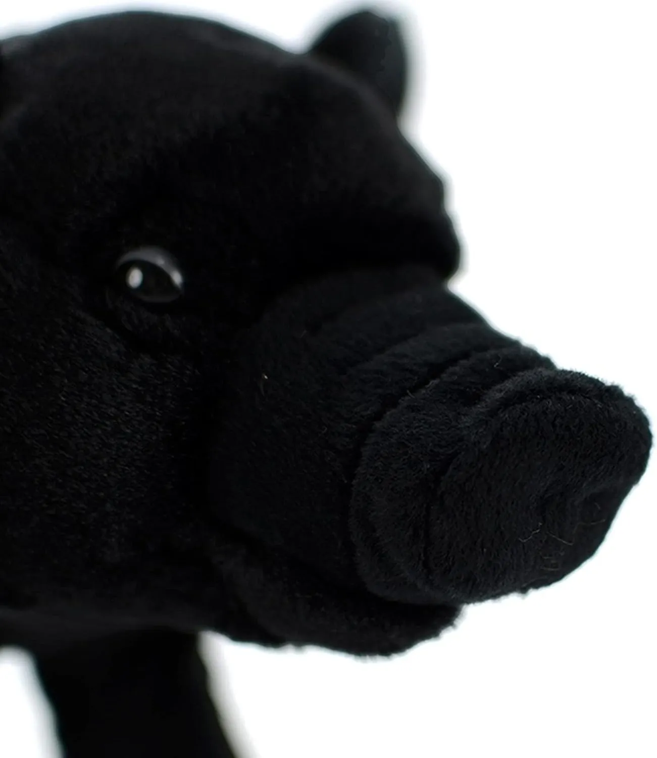 Children Girls Christmas Birthday Gift Decoration Simulation Black Pig Plush remote sensitively Toy, Kawaii Realistic Black Pig Stuffed Animal Plush Doll Cute Pillow 