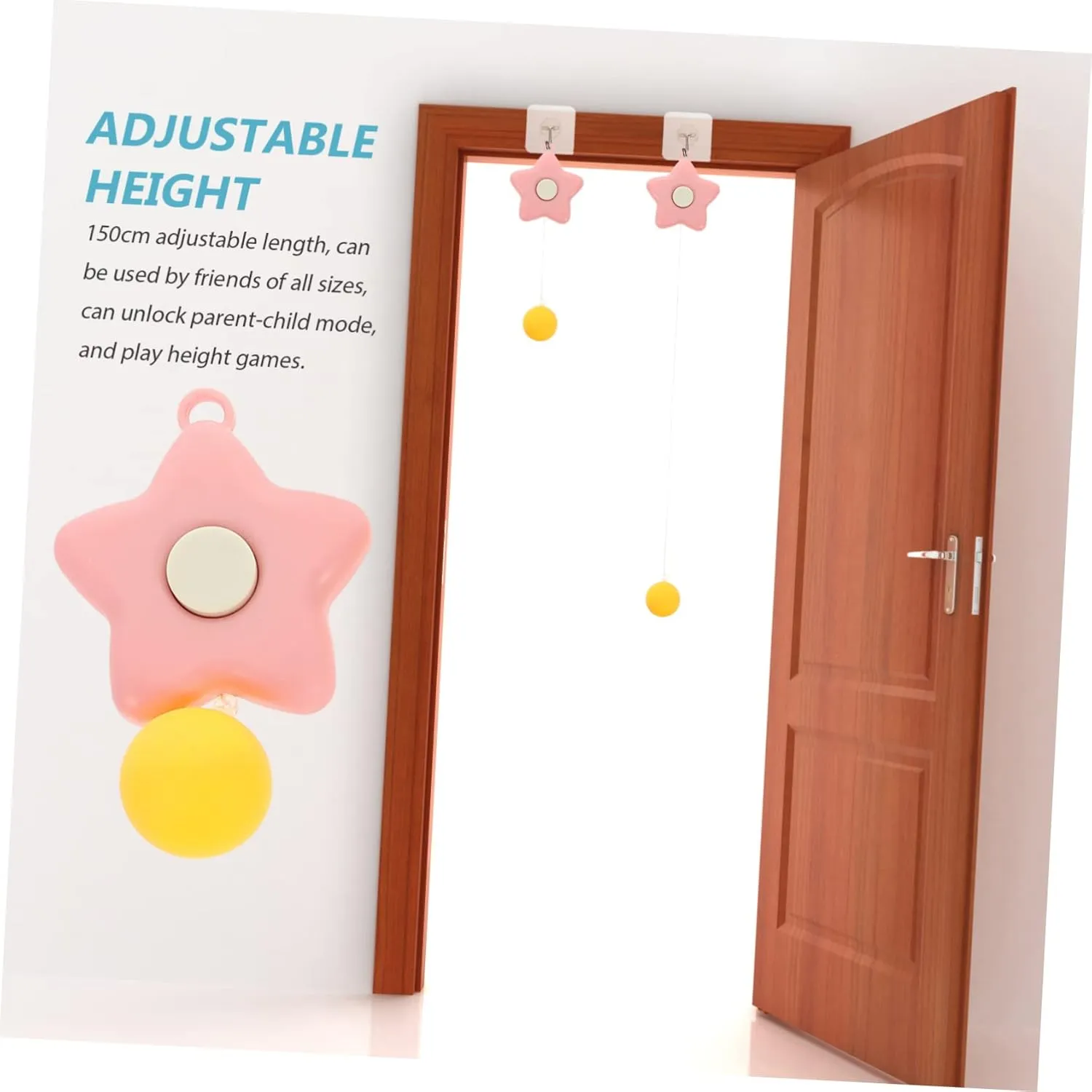 Children Toys Table Tennis HANABASS 1 Set Table Tennis Trainer statuette thorough Hanging Table Tennis Training Device Sports Toys 