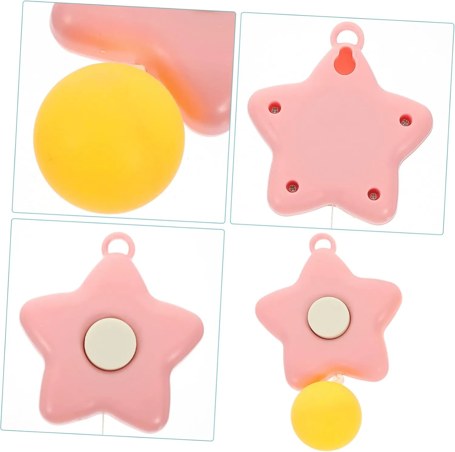 Children Toys Table Tennis HANABASS 1 Set Table Tennis Trainer statuette thorough Hanging Table Tennis Training Device Sports Toys 