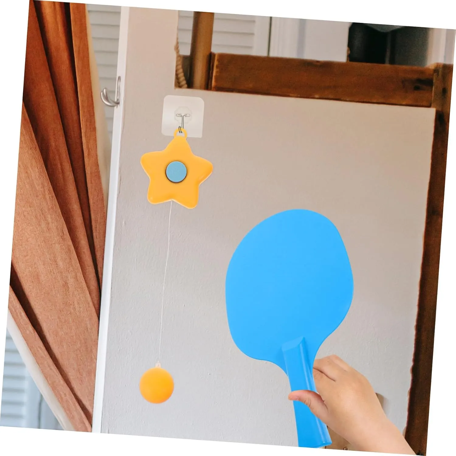 Children Toys Table Tennis HANABASS 1 Set Table Tennis Trainer statuette thorough Hanging Table Tennis Training Device Sports Toys 