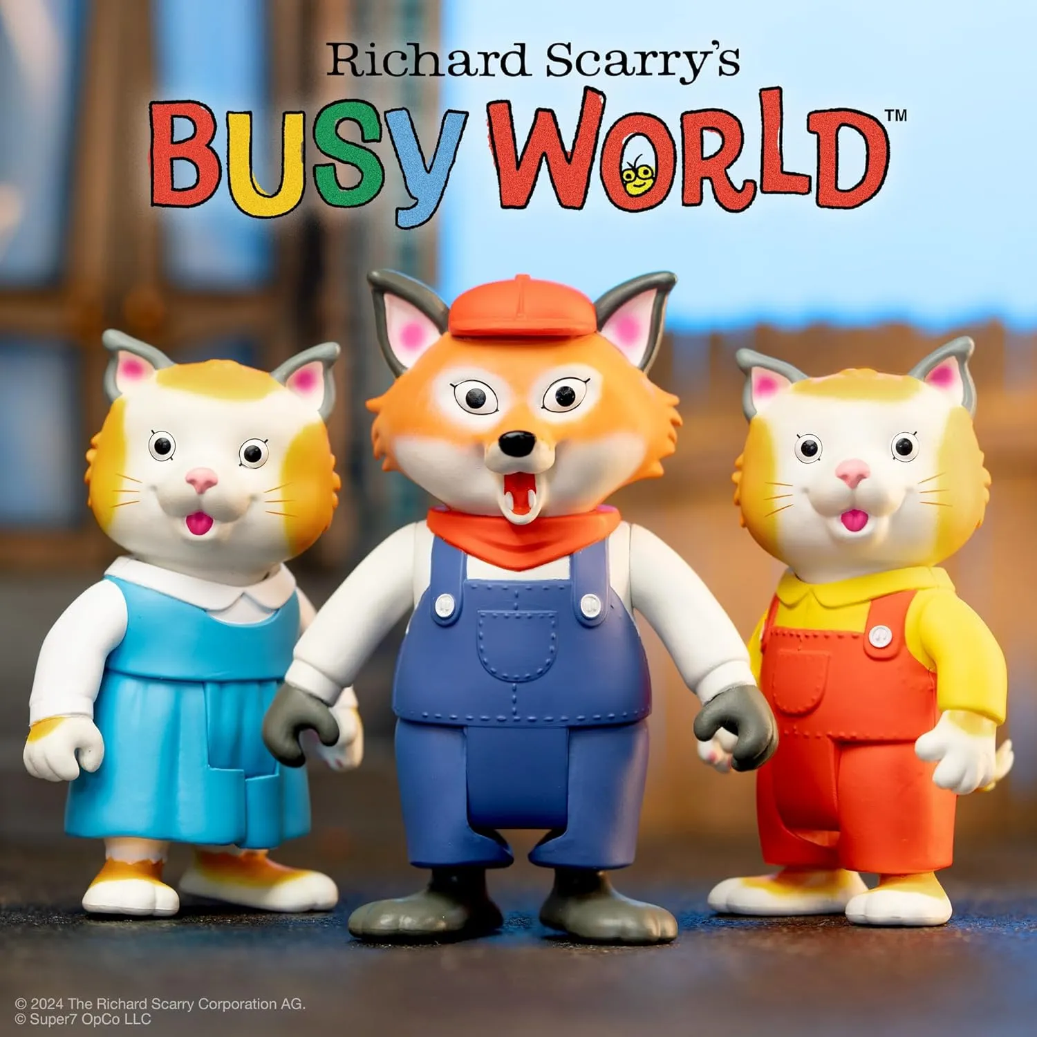 Children's Books Collectibles and Retro Toys Super7 Richard Scarry Mr. Fixit - 3.75" Richard sandstone decorative fulfill Scarry Books Action Figure with Accessory Classic 