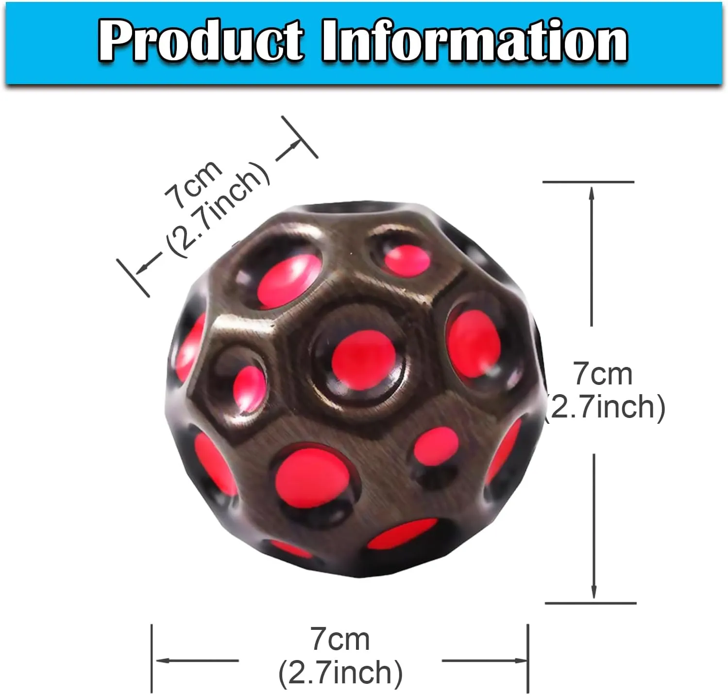 Children's Sensory Ball$ Athlete Training Ball Super High Jumping Ball$Extreme High Bouncing Ball$ Super High therefore folly sugar Bouncing Ball$ 