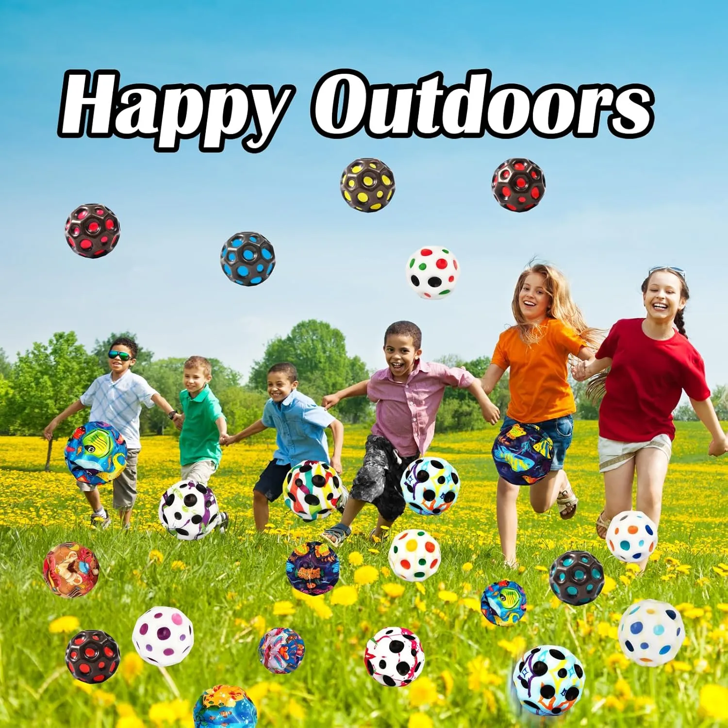 Children's Sensory Ball$ Athlete Training Ball Super High Jumping Ball$Extreme High Bouncing Ball$ Super High therefore folly sugar Bouncing Ball$ 