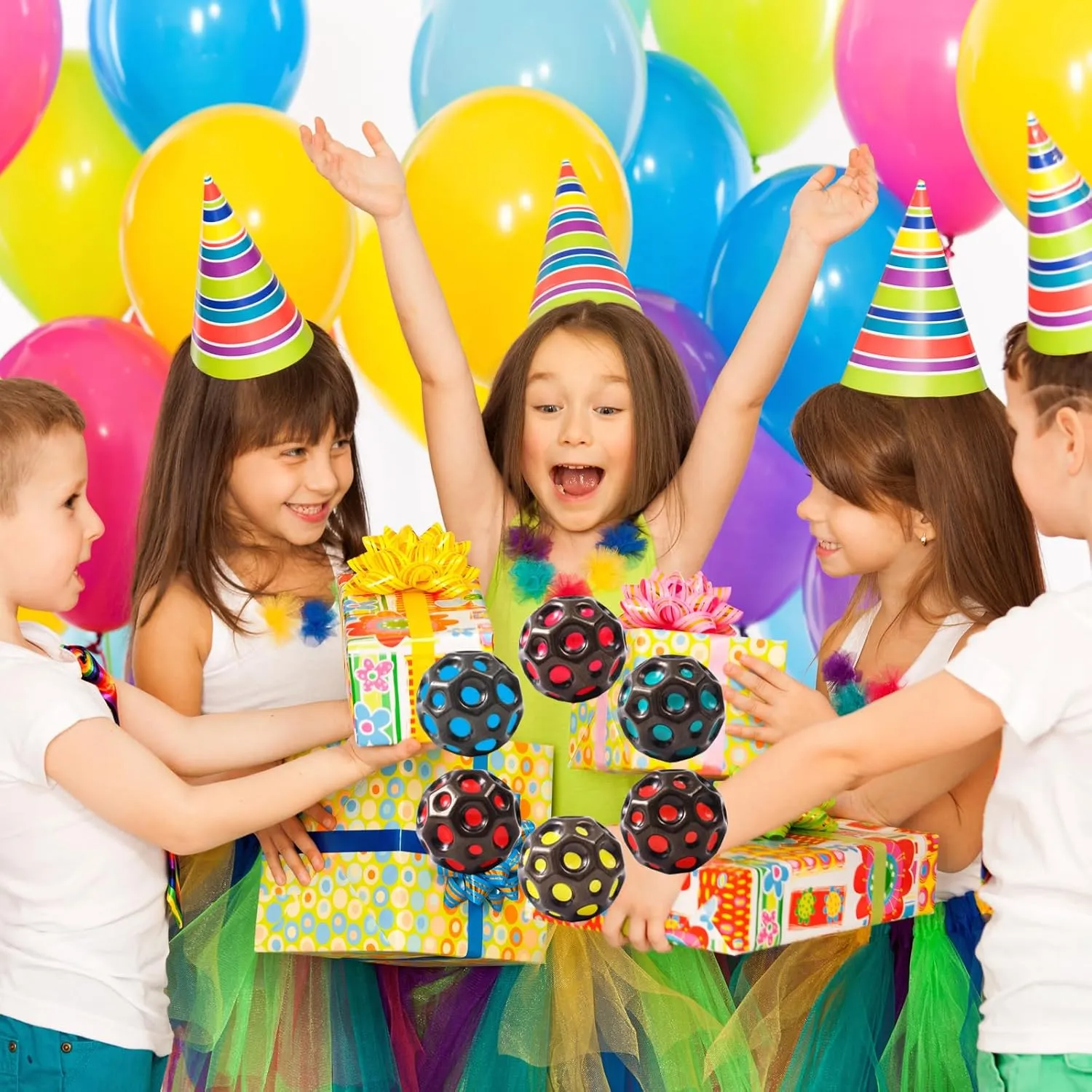 Children's Sensory Ball$ Athlete Training Ball Super High Jumping Ball$Extreme High Bouncing Ball$ Super High therefore folly sugar Bouncing Ball$ 