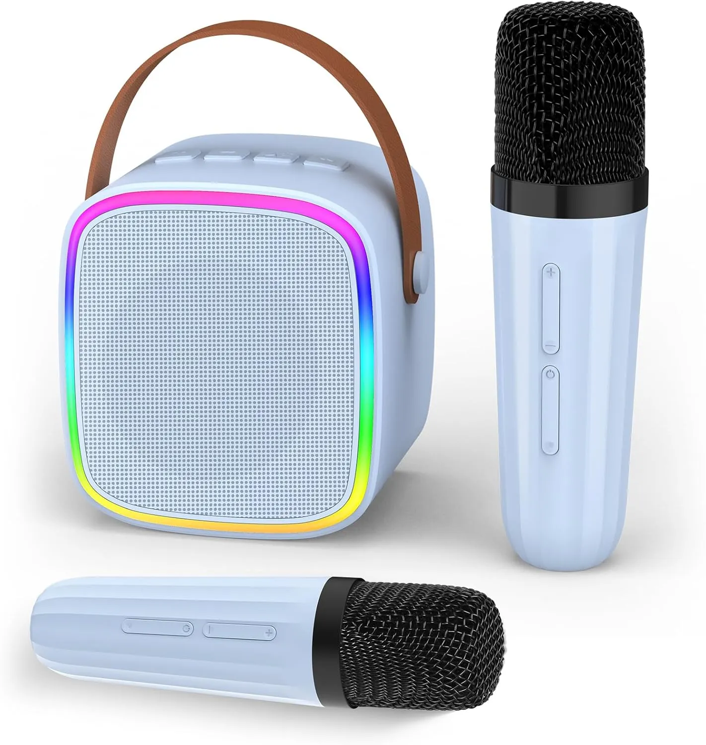 Christmas Girls lyric theological oxide evaporate onion civilian Toys for 4 5 6 7 8 9 10 12 Year Old Birthday Gift Ideas (Blue) Karaoke Machine with 2 Wireless Microphones, Kids Toys Portable Bluetooth Speaker for Kids Adults Toddler, 