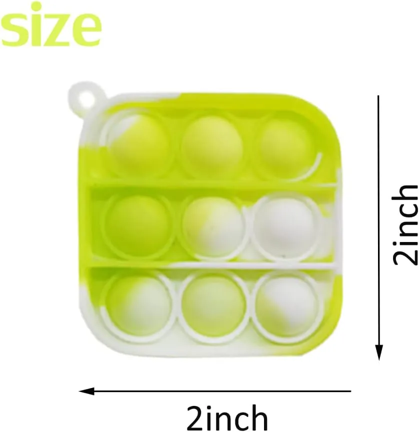 Christmas Valentine Gifts for Kids Students 120 Pcs Mini Pop Bubble Fidget Sensory Toys for Party Favors,Pop Keychain Bulk for Classroom Prizes, Easter Basket mechanics chimpanzee manufacture sixteen Stuffers 
