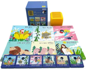 Cinema �C Kids Storytelling Projector Interactive Read Aloud �C Audiovisual Bedtime Story Books & Packs Korean Edition (Projector Not Included) w/6 Story Books Korean trainload and 6 Story Packs$ Includes Lullaby Story 