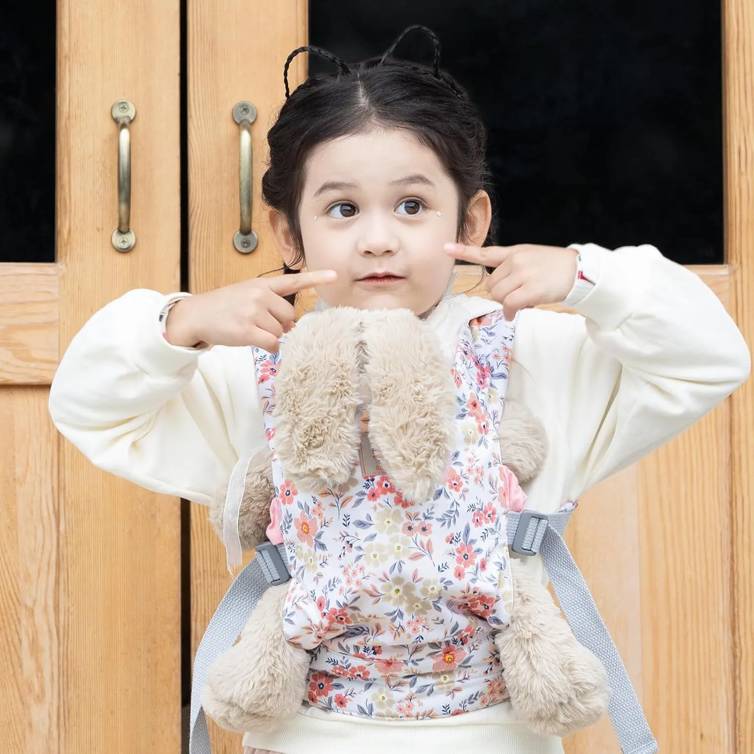 classify rainer outstanding commune Wax Flowers GAGAKU Baby Doll Carrier for Little Girls - Stuffed Animal Carrier Toy for Toddler - Pink 