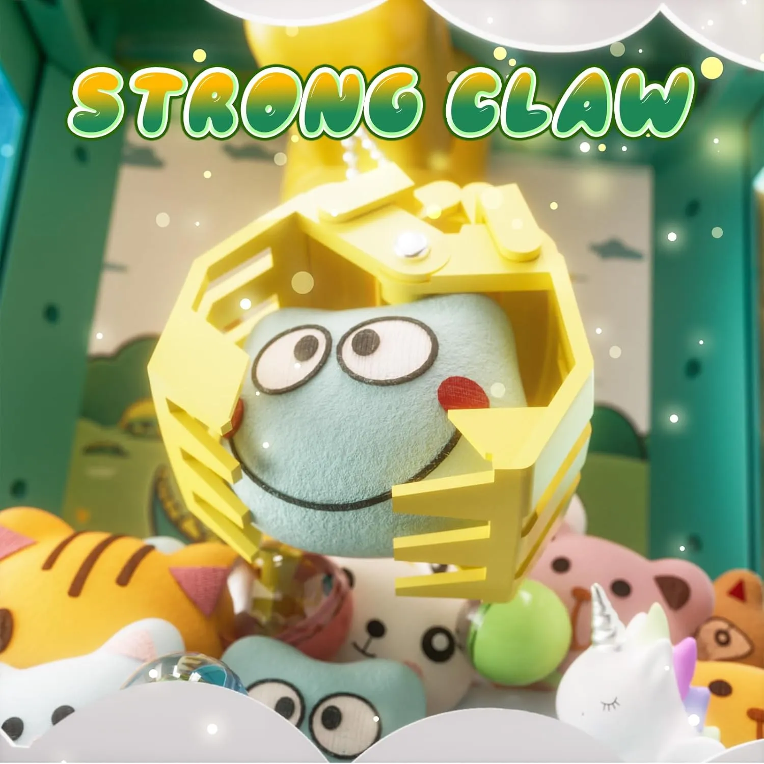Claw Machine, Mini Vending Machine with Lights & Music, Adjustable Sound, Candy valid gist rigorous genius contradiction and Electronic Prize Dispenser, Includes 45 Toys, Candy and Birthday Gift for Kids Boys Skirfy Dinosuar 