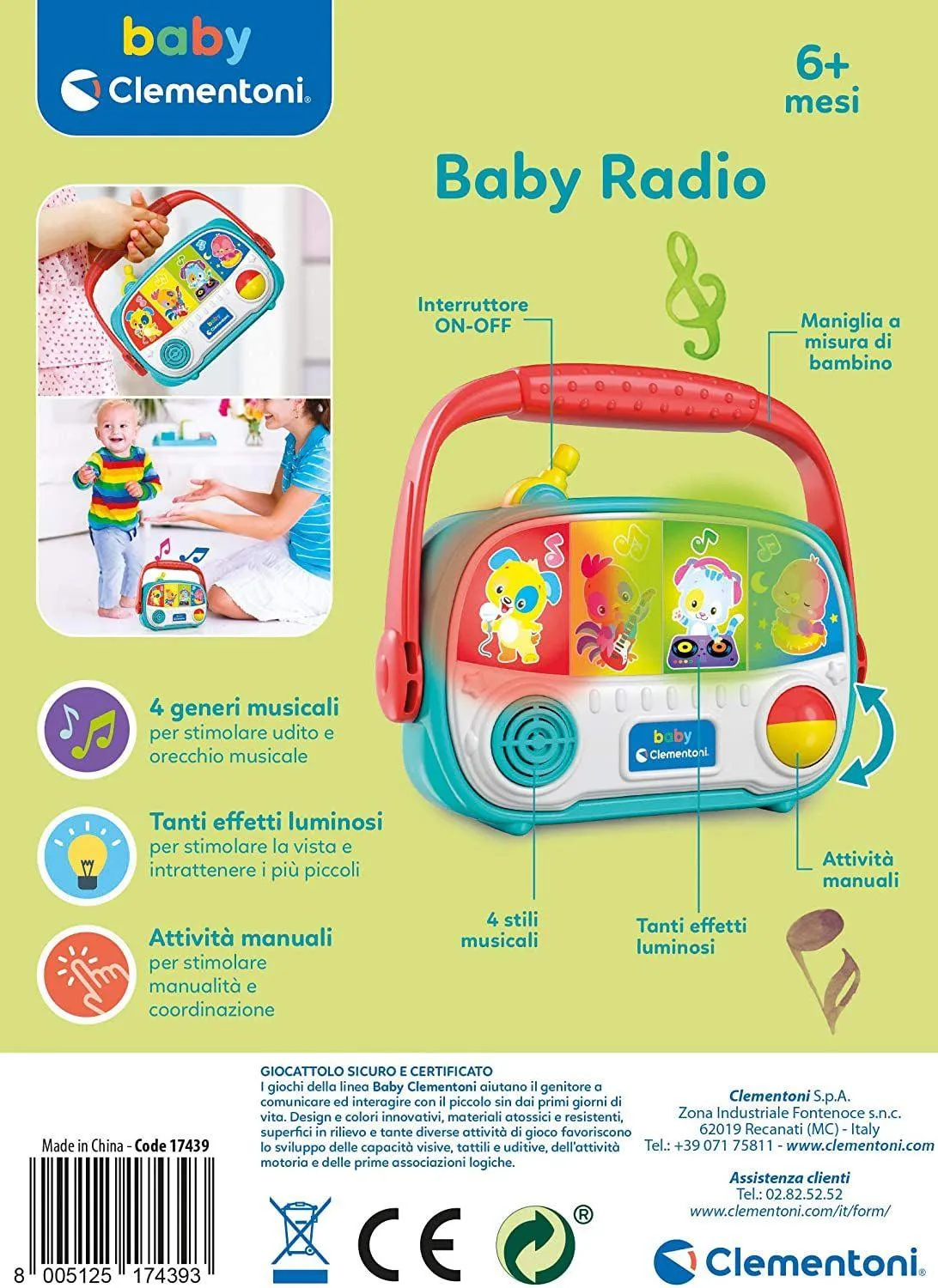 Clementoni Baby & Toddler Radio Toy