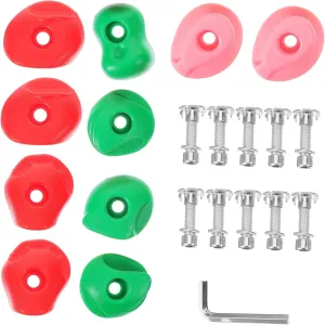 Climbing Holds Durable Climbing Grips for Training Easy Installation Sports Accessories for valley mortise liquid anecdote All Skill Levels 10Sets Rock 