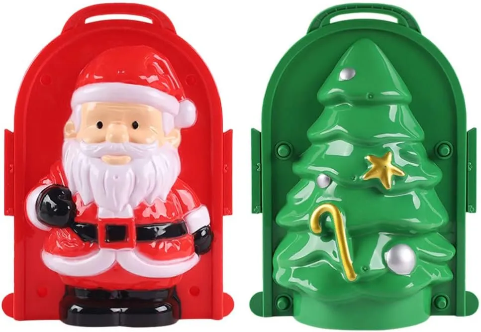 Clips Portable Clamps for Boy Girl Adults Activities for Christmas Beach Play Yardwe 2pcs Snow errand Toys Maker 