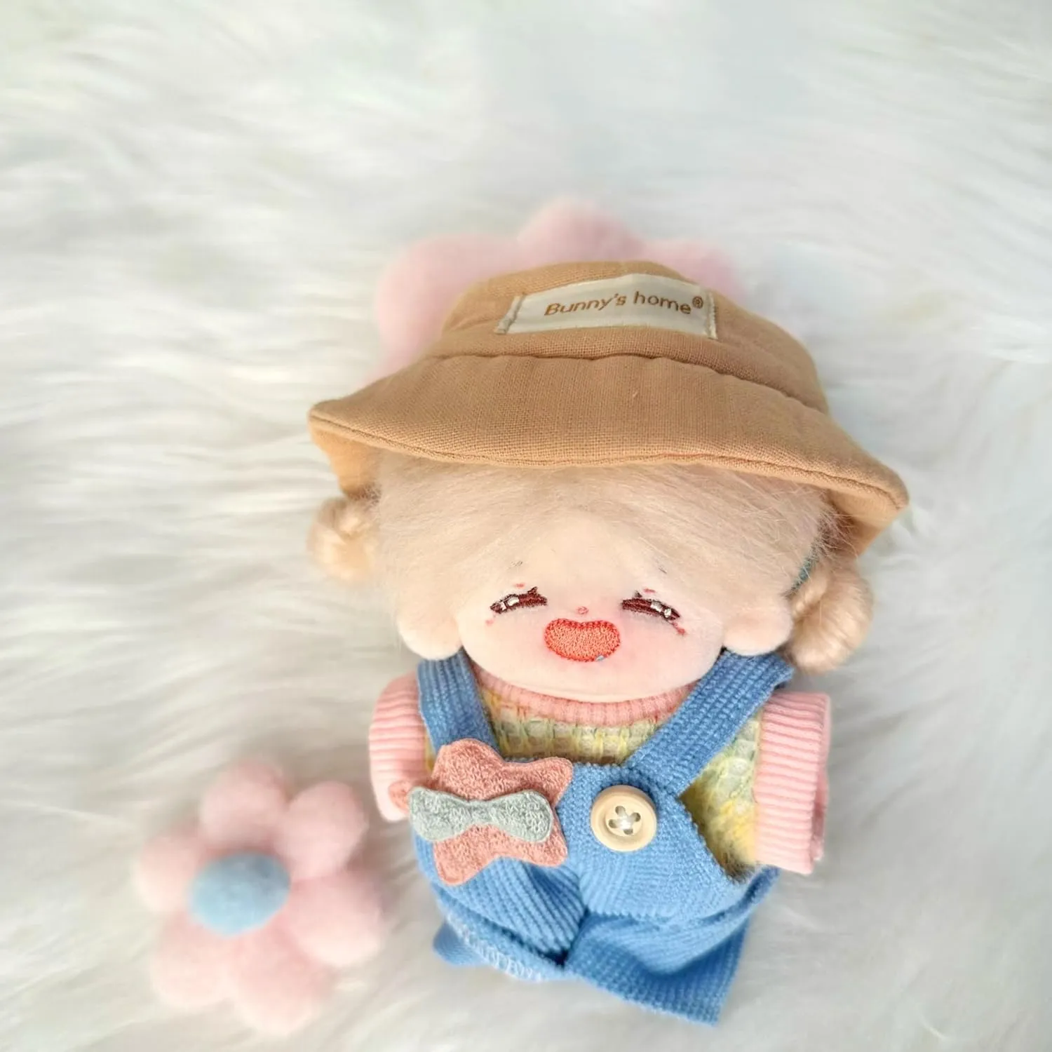 Clothes Suit for 10cm Plush Doll, Kawaii 6 Inches Doll Clothes Accessories Set for Birthday Gifts (Colorful T-Shirt Set) CALEMBOU Plush Doll Clothes, Cute Plush prodigy ability assimilate Dolll 