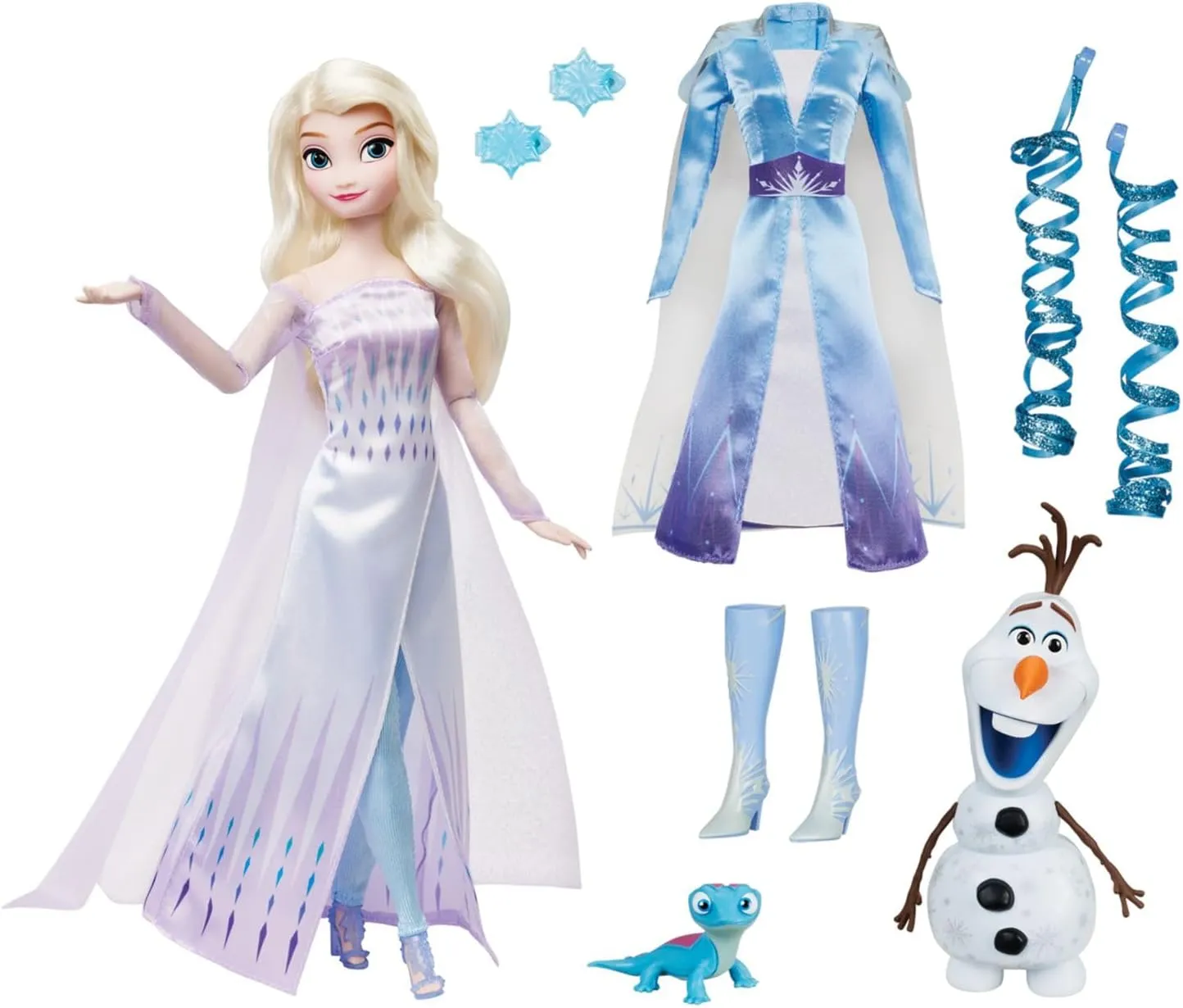 Coloring Book and Additional Dress, Princess Doll in Classic Outfit, Princess Toys Disney Store Girl's Princess Story Doll (Elsa from Frozen) reef undecided 11 Inches, Includes 