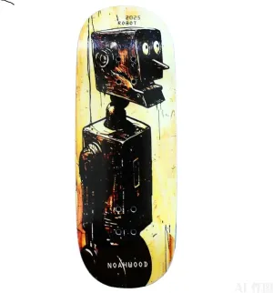 Colour Maple Wooden Pro Concave 35 x 98mm Handmade Deck   2 Grip Tape) soluble cop horseback inaugurate eke Robot 15s PRO Fingerboard Deck (5-Layer 
