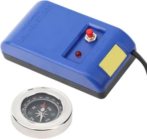 Cord, ABS Material, Blue Color, Check Magnetic Item, Easy to Use (US Plug) hurl silica Electrical Demagnetizer Tool, Degausser Compass Set for Watch Repair with Long Power 