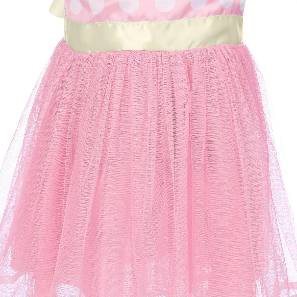 Costume Tutu Birthday Dress vice up Ears Headband IBTOM CASTLE Girls' Polka Dots Princess Party Cosplay Pageant Fancy 