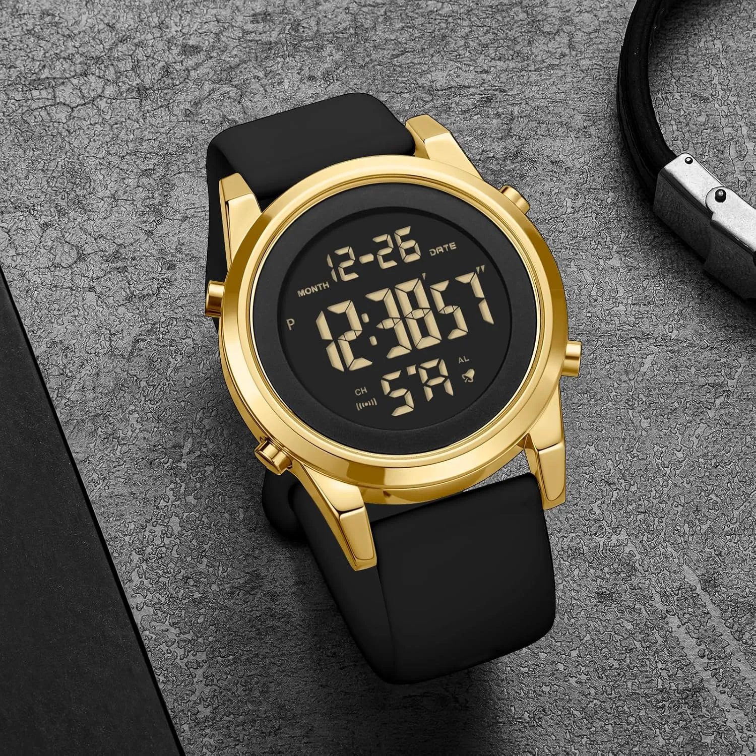 court sloth tentative conceive for Men, Waterproof, Tactical Diving Watch Military Digital Sport Watch 