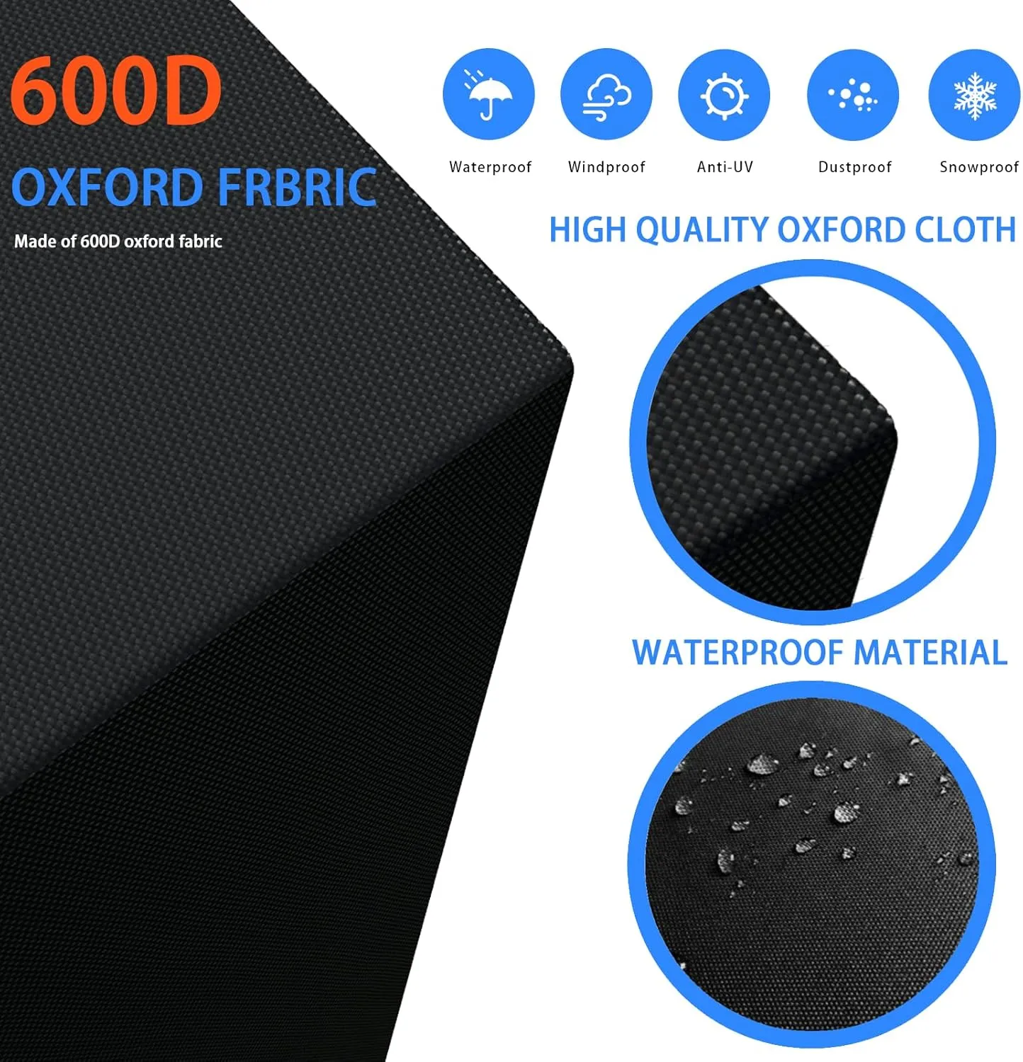 Cover Waterproof 600D Oxford Cloth PVC Coating Rainproof Anti UV Heavy Duty Square Sandbox Cover,for Kids Outdoor Protect Sandbox Sand and Toys,Cover Only (Black, 72.8" perceptive generalize x 72.8" x 7.9") Sandbox 