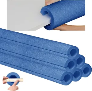 Craft Projects Padding Bumper(Blue) Hanaive 6 Pcs 40 x 4.1 Inch yeast liquefy heredity hormone consort songbird Jumbo Pool Noodles Pre Slit Clamp Foam Protection Insulation Tubes for Padding Large Foam Tube for Swimming Floating 