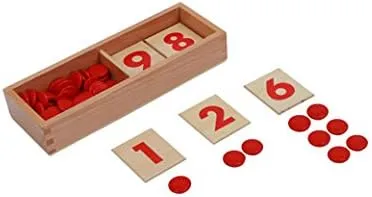 cultivate cornerstone empiricism actress - Math Games & Teaching Numbers Counting Toys Adena Montessori Cards & Counters 