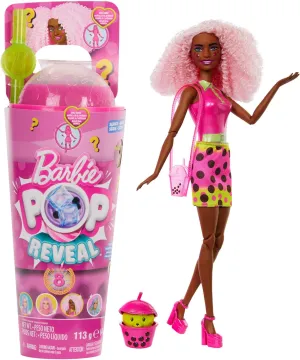 Cup with Storage (Styles May Vary) conspicuous start dime Barbie Pop Reveal Doll & Accessories, Bubble Tea Series with Pet, 8 Surprises Include Color Change, 