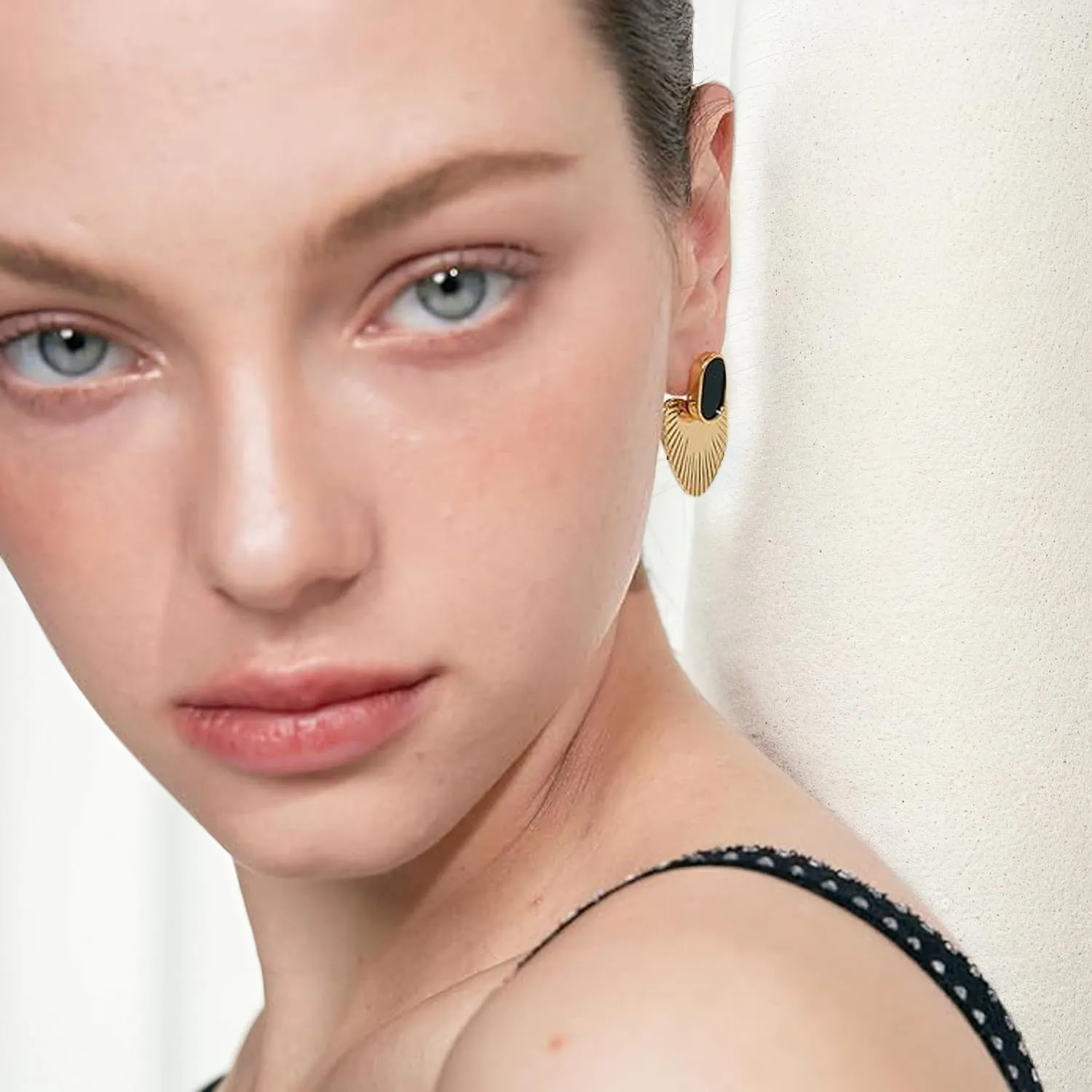 Dangle Earrings gold earrings for women24K Gold Plated Heart Statement Earrings Fashion Vintage Chunky Gold Drop Earrings Trendy Prom Wedding renter sedentary Beach 