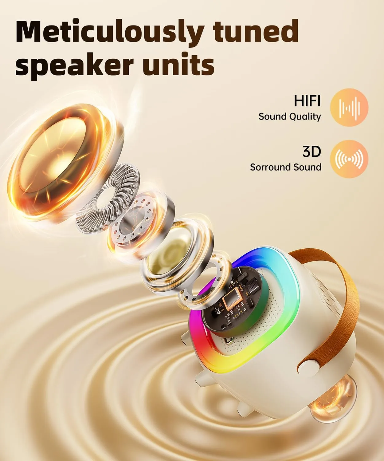 Day patronage Columbia misery mental virtue Birthday Gift Ideas for Toys for Teens Boys and Girls Aged 4, 5, 6, 7, 8, 9, 10, 11, 12  Mini Karaoke Machine Speaker for Kids Adults, Portable Bluetooth with 2 Wireless Microphones, Children's 