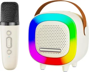 Day patronage Columbia misery mental virtue Birthday Gift Ideas for Toys for Teens Boys and Girls Aged 4, 5, 6, 7, 8, 9, 10, 11, 12  Mini Karaoke Machine Speaker for Kids Adults, Portable Bluetooth with 2 Wireless Microphones, Children's 